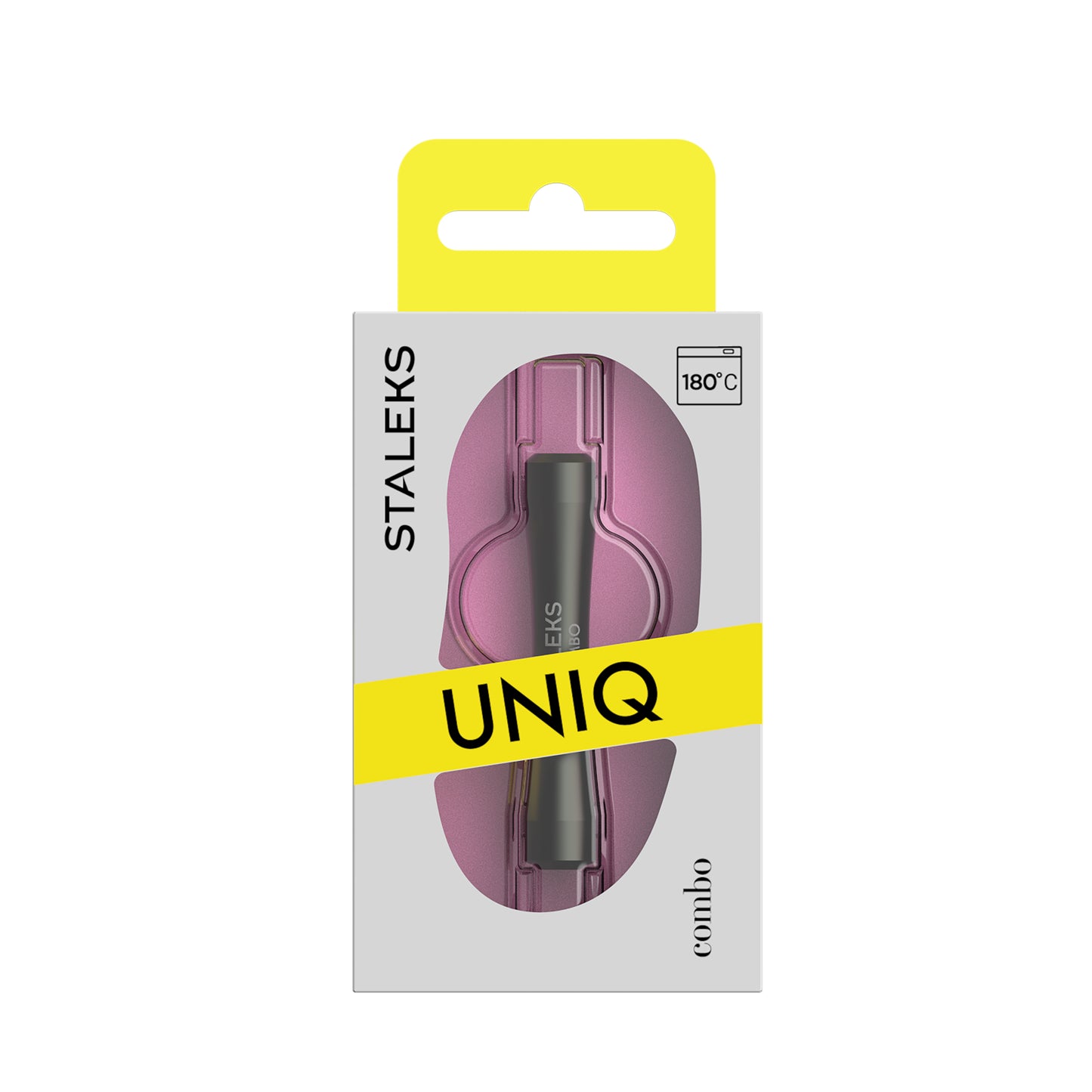 STALEKS UNIQ 10b Combo Mango del empujador para partes de trabajo reemplazables (negro)
