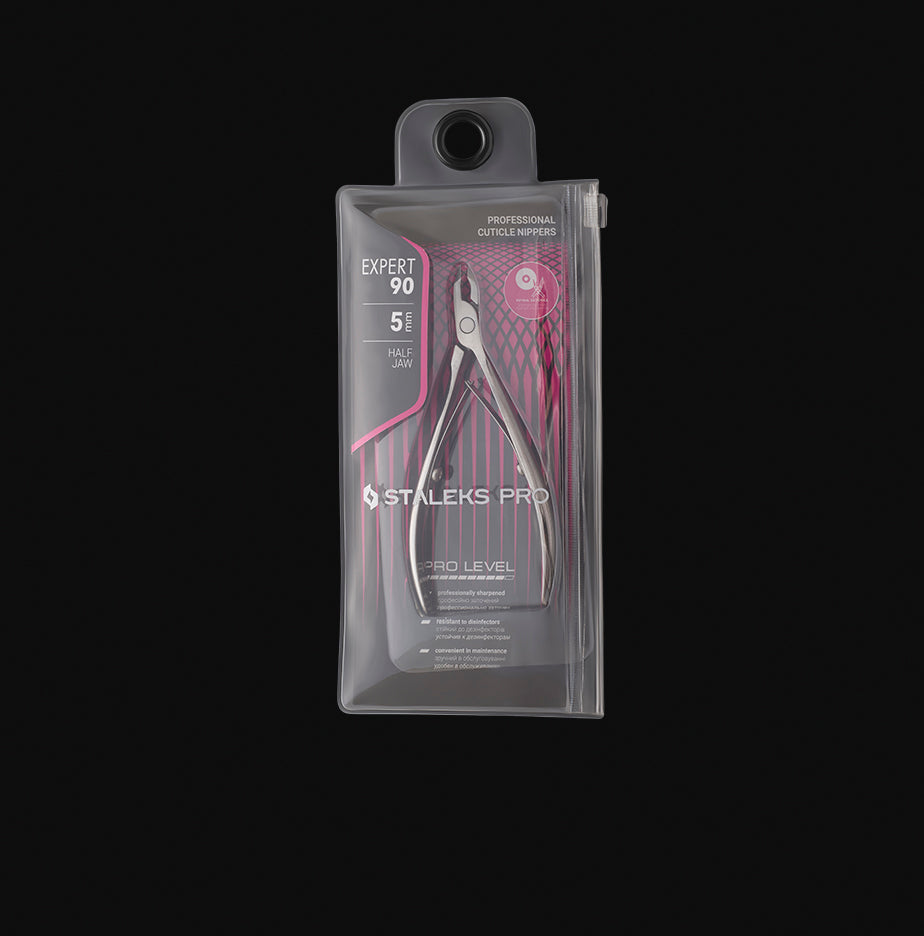 STALEKS EXPERT 90 Alicates profesionales para la piel, 5 mm