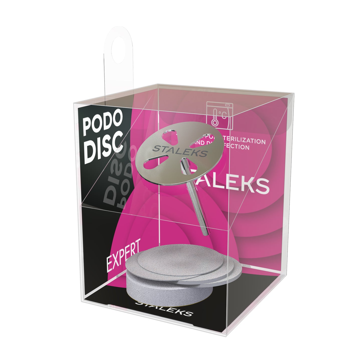 STALEKS EXPERT PODODISC M Disco de pedicura con limas reemplazables, 180 grit 20 mm (5 uds.)