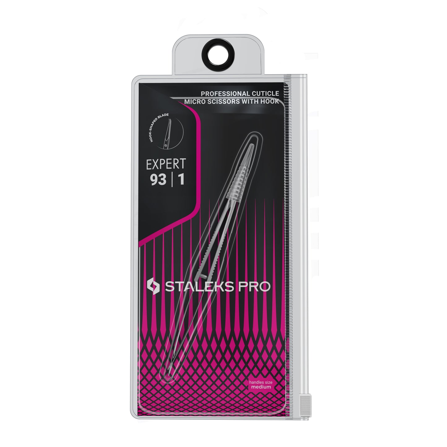 STALEKS EXPERT 93 TYPE 1 Pinzas profesionales para cutículas con gancho