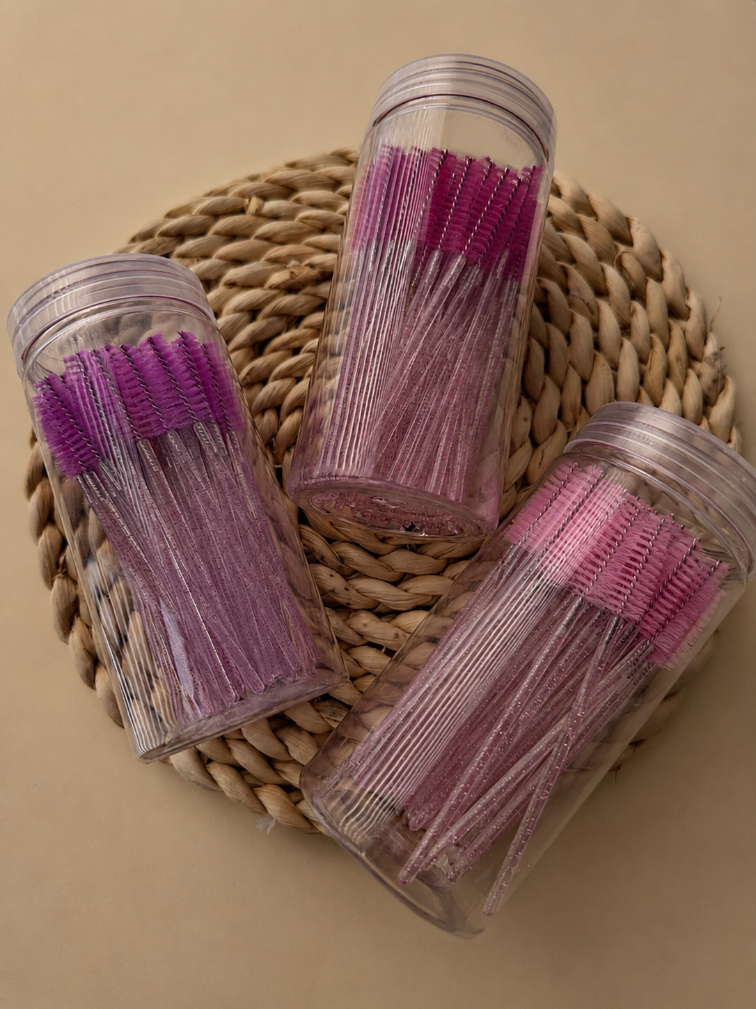 Cepillos para pestañas 50 ud en tubo