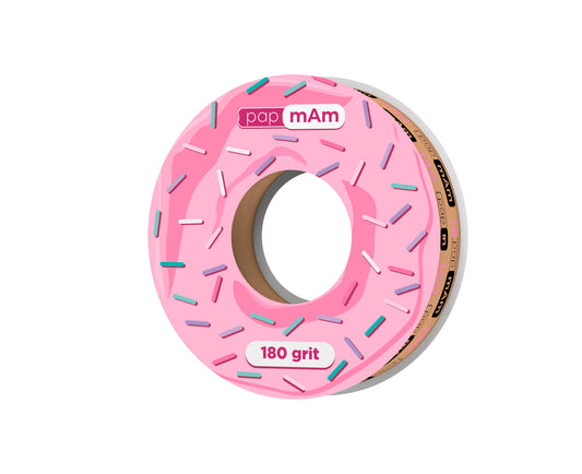 STALEKS EXPERT Donut papmAm Nail files for for straight base, 180 grit