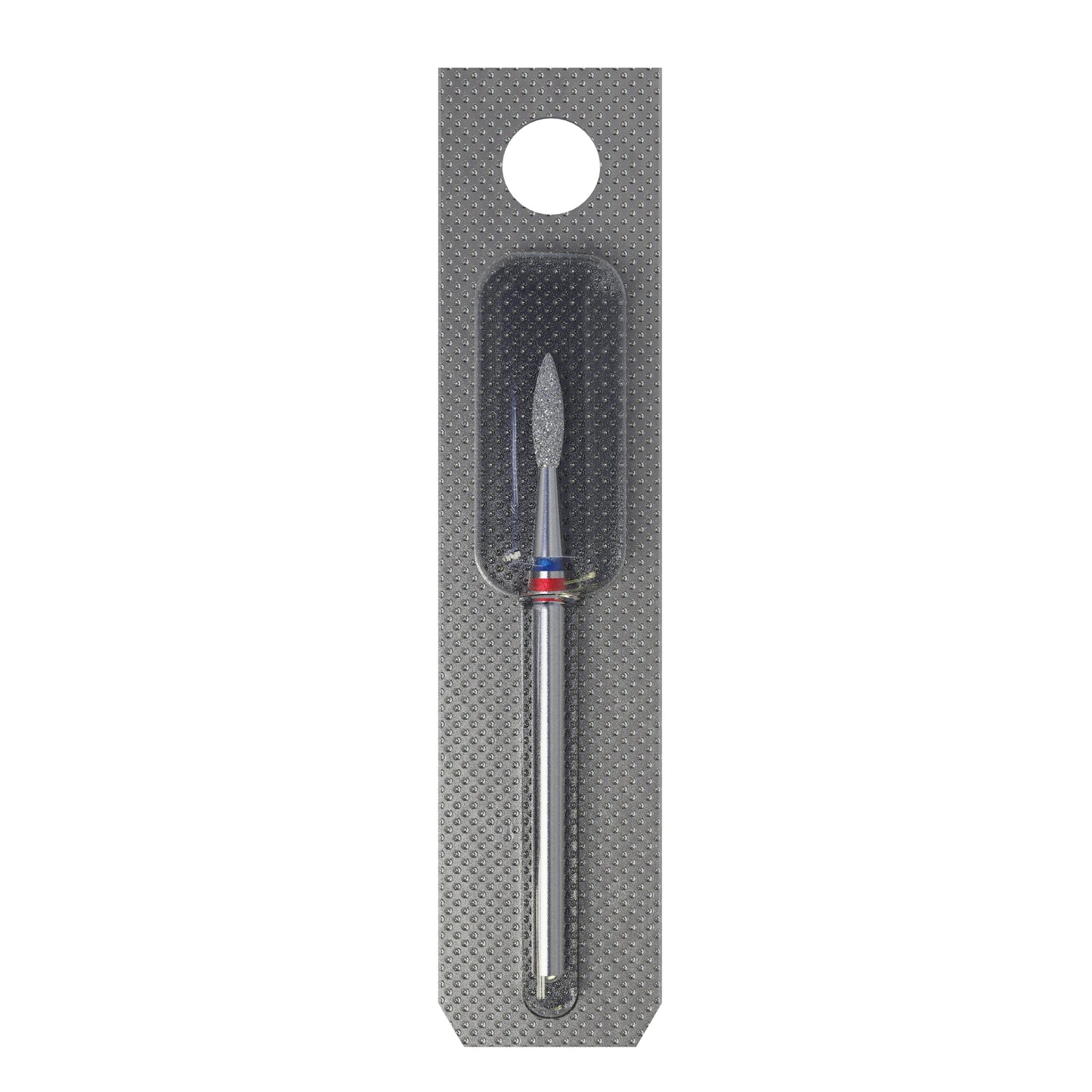 STALEKS EXPERT Fresa diamantada DUO «Llama» rojo-azul, diámetro 2,1 mm, parte de trabajo 8 mm