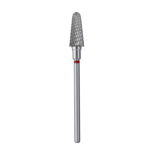 STALEKS EXPERT Fresa de metal duro «cono truncado» roja, diámetro 6 mm, parte de trabajo 14 mm