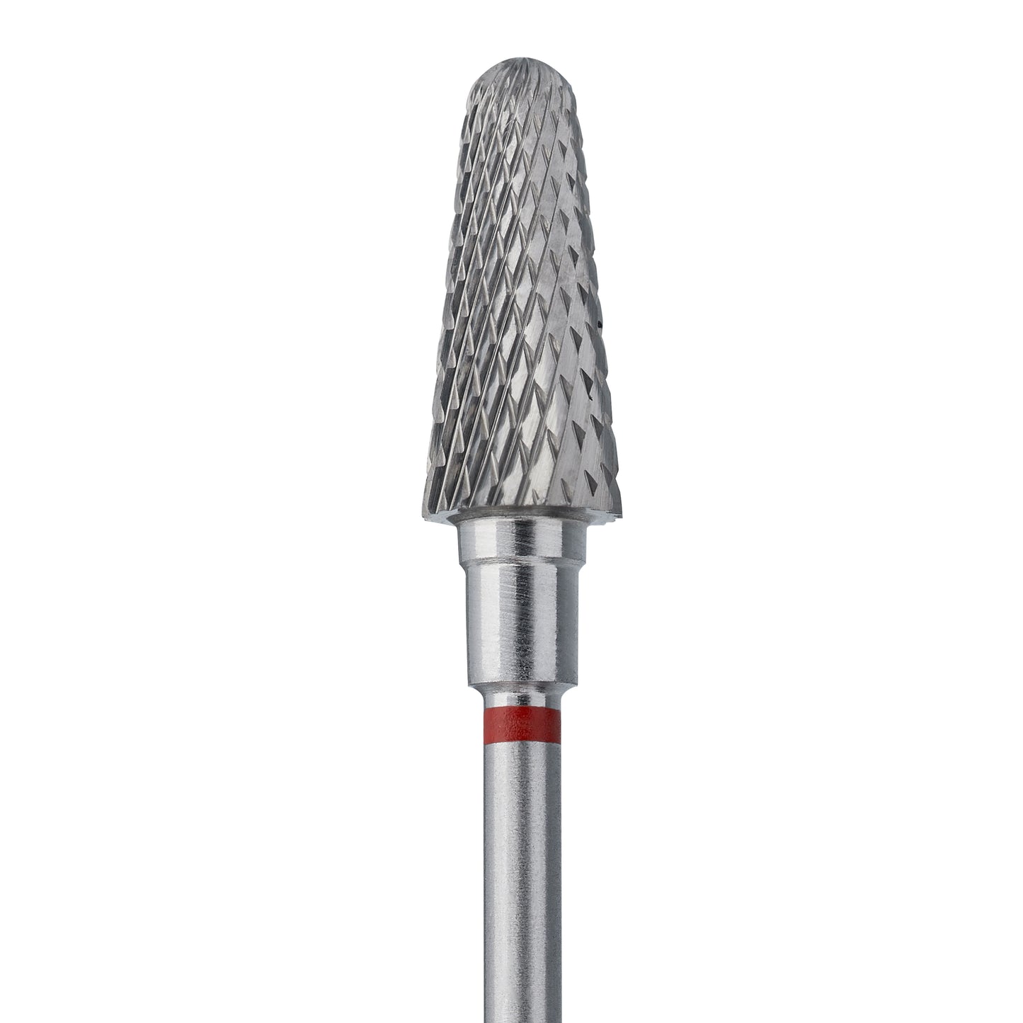 STALEKS EXPERT Fresa de metal duro «cono truncado» roja, diámetro 6 mm, parte de trabajo 14 mm