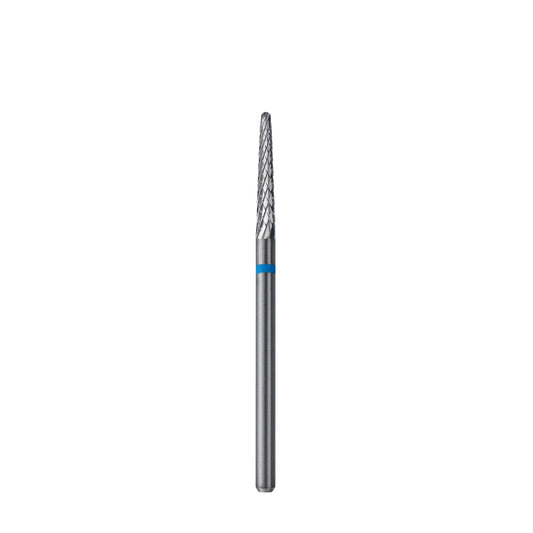 STALEKS EXPERT Fresa de metal duro «cono» azul, diámetro 2,3 mm, parte de trabajo 14 mm