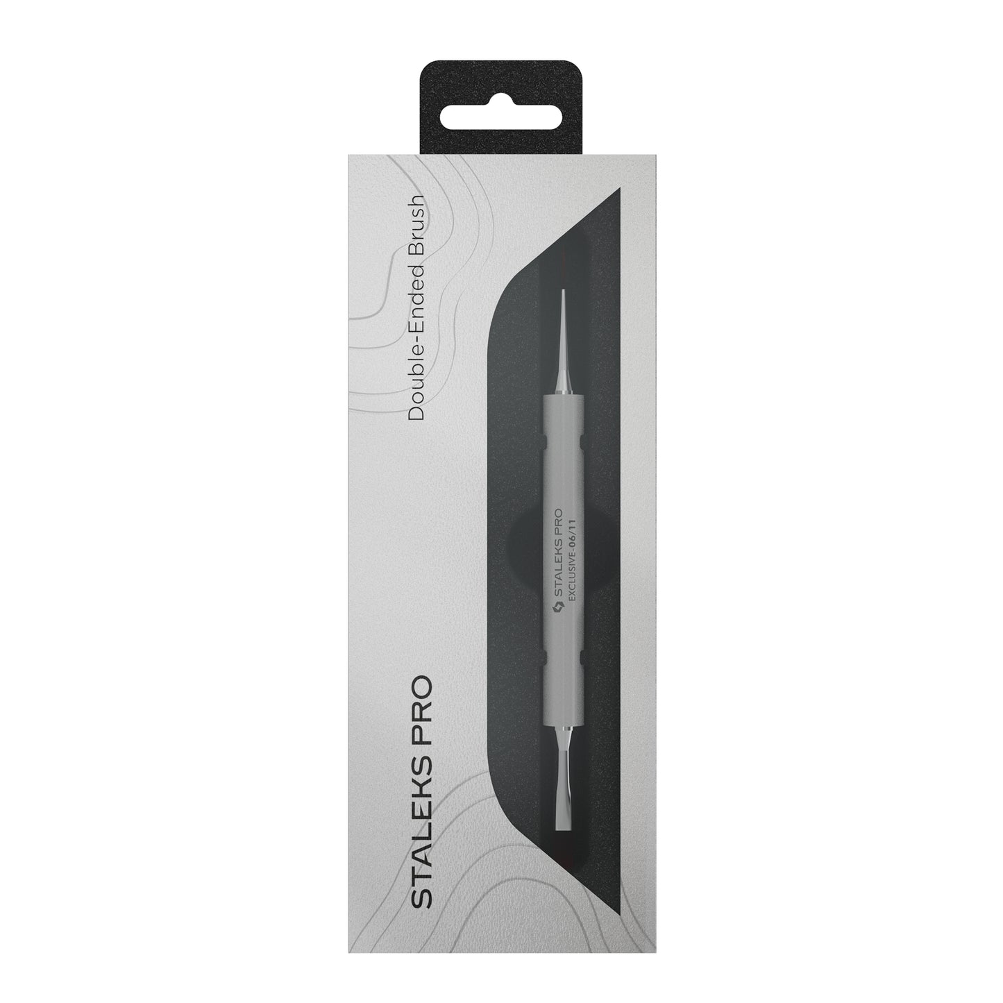 STALEKS EXCLUSIVE 06/11 Pincel de doble cara para gel 11 mm / liner 12 mm
