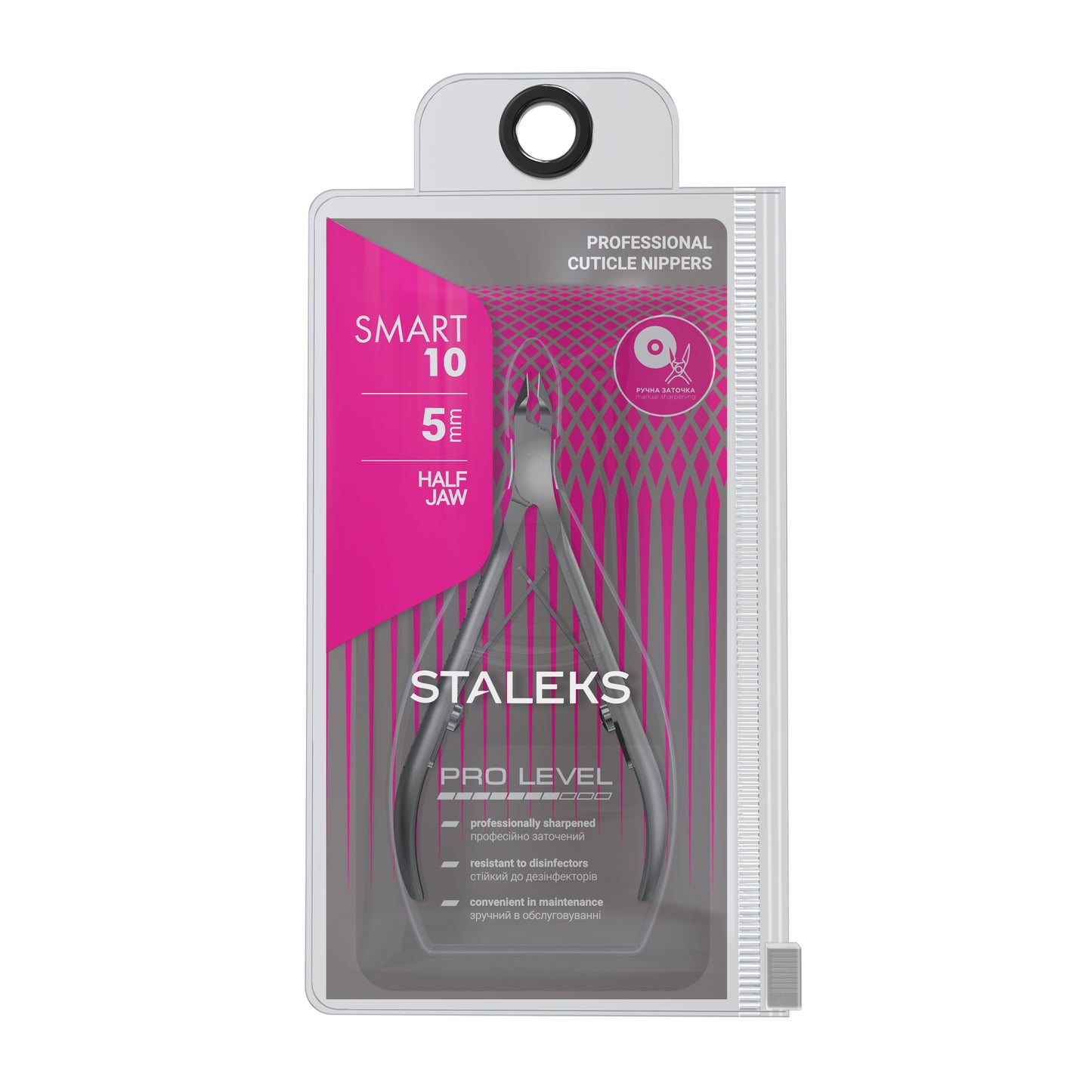STALEKS SMART 10 Alicates profesionales para la piel, 5 mm