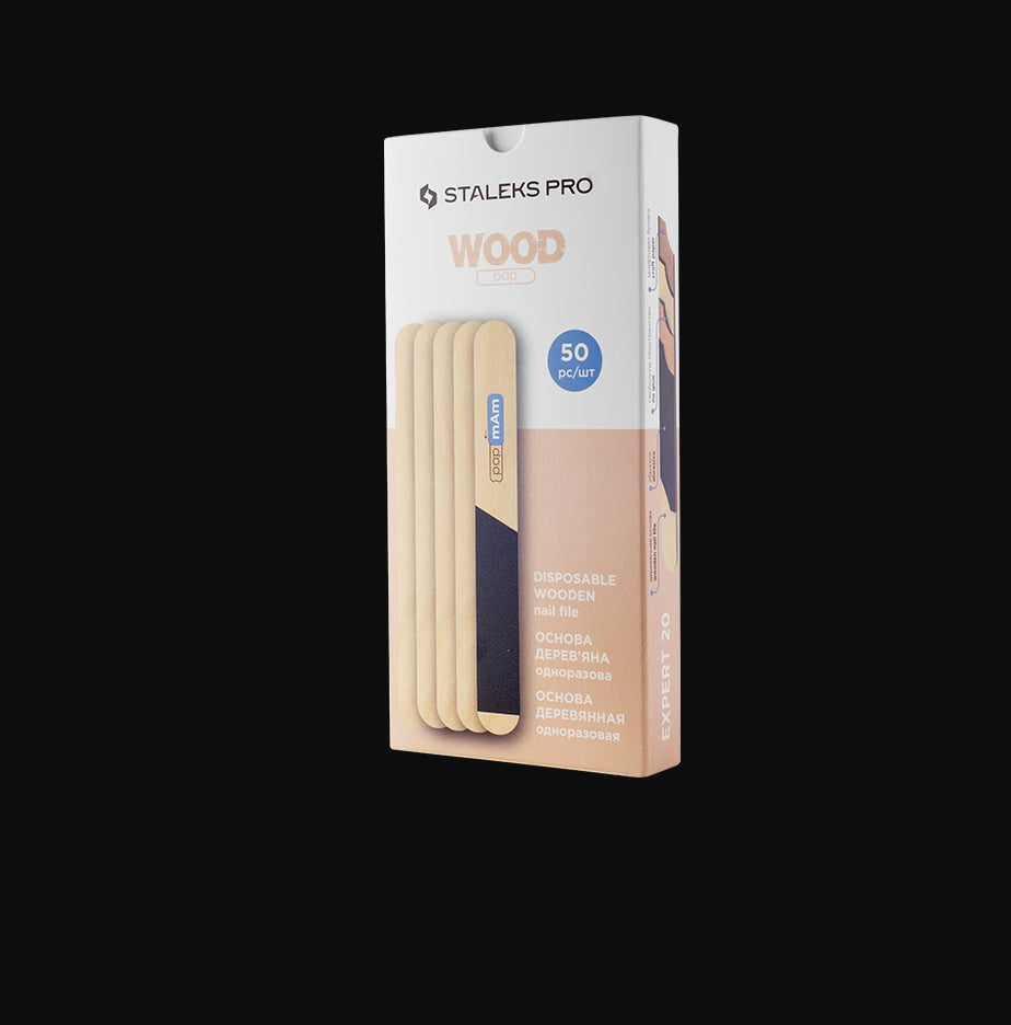 STALEKS EXPERT 20 Base para lima desechable de madera recta (50 uds.)